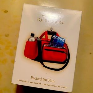 *NEW* Hallmark Christmas Ornament ~ ‘Packed for Fun’